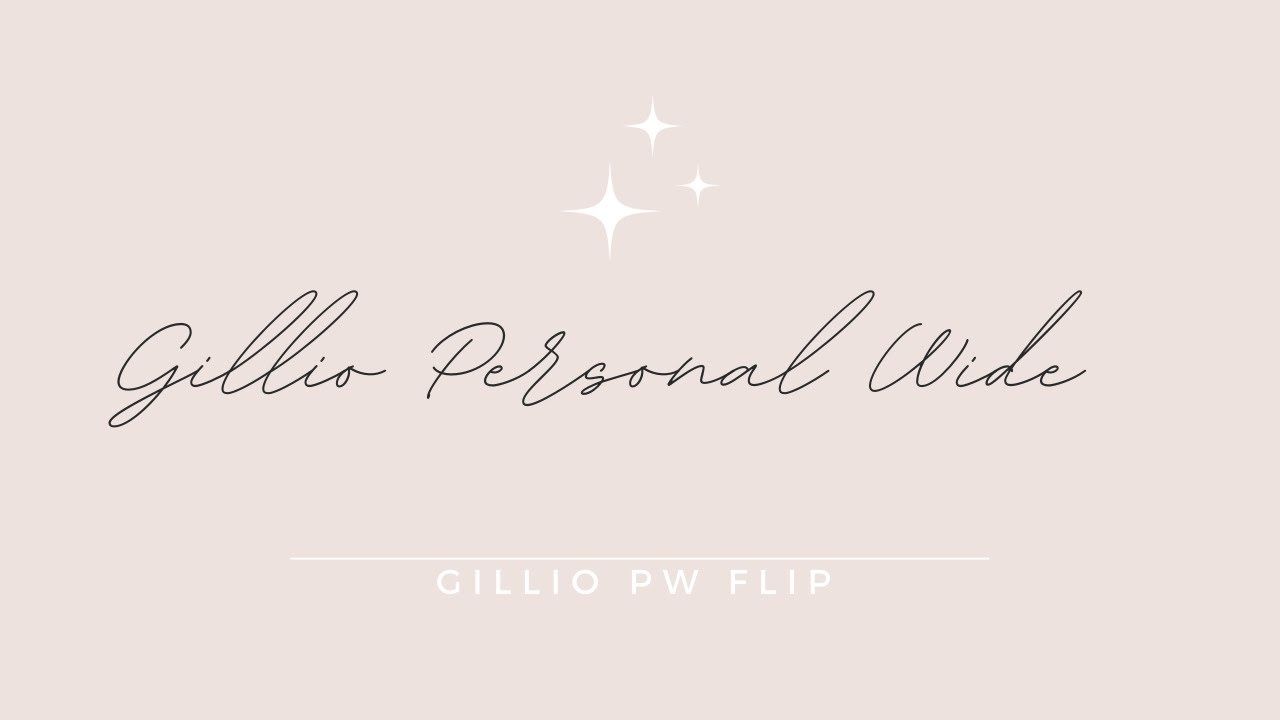 Personal wide flip ! Quick and simple!