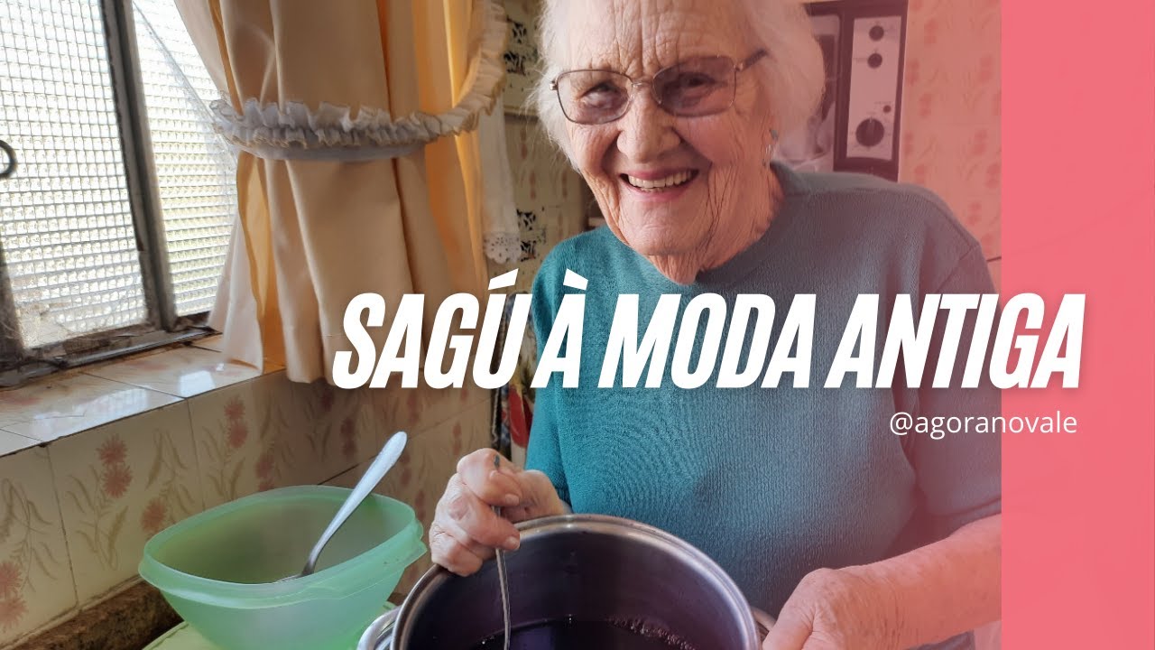 Aprenda a fazer sagú a moda antiga