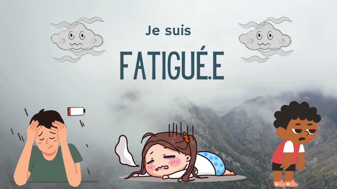 Les émotions en français facile - my feelings easy french 