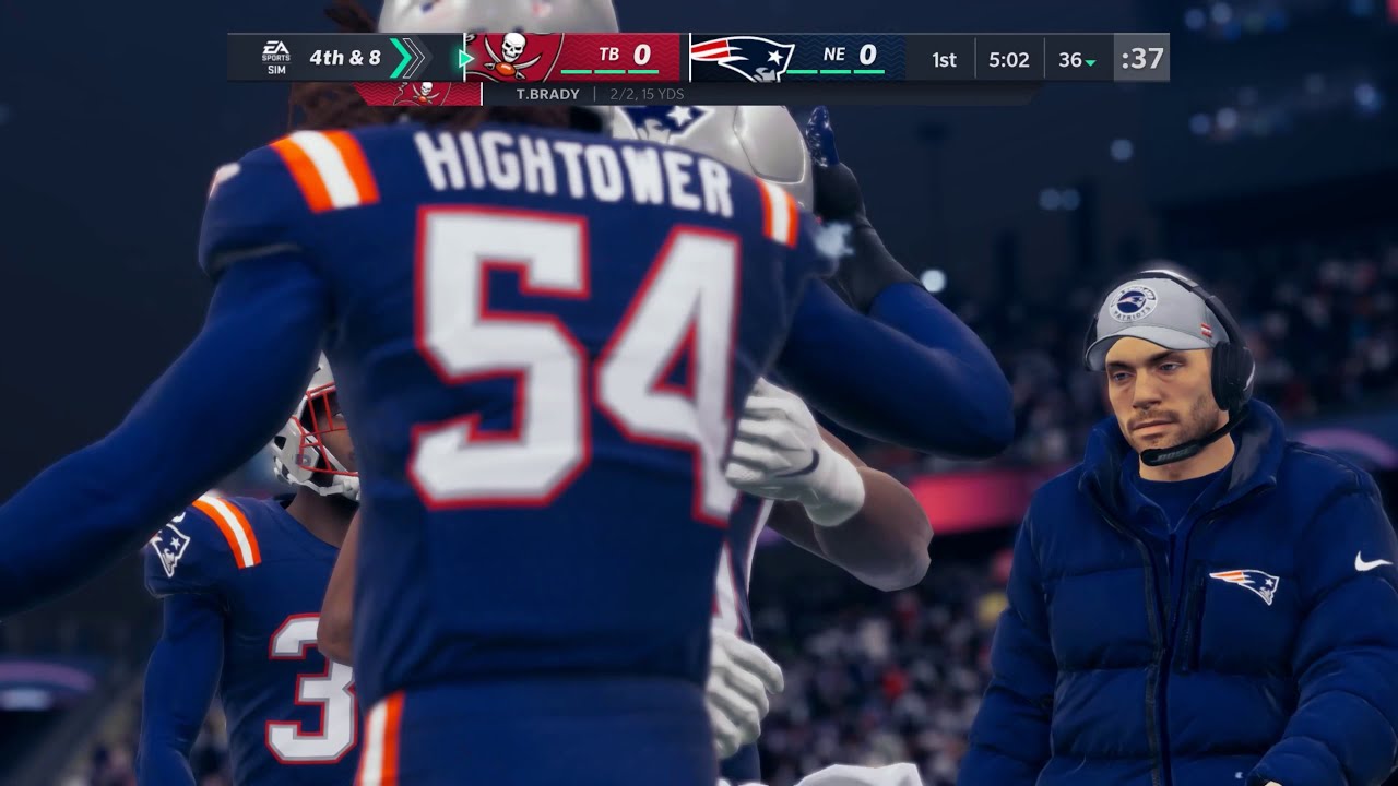 Madden NFL 21 Gameplay: Tampa Bay Buccaneers vs New England Patriots - (Xbox One HD) [1080p60FPS]