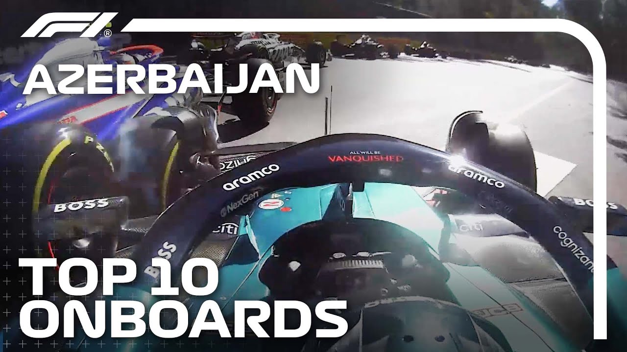 Top 10 Onboards | 2024 Azerbaijan Grand Prix | Qatar Airways