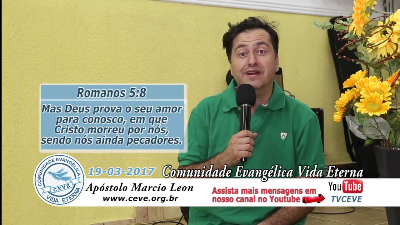 TV CEVE Alimento Di&aacute;rio com Ap&oacute;stolo M&aacute;rcio Leon 19-03-2017