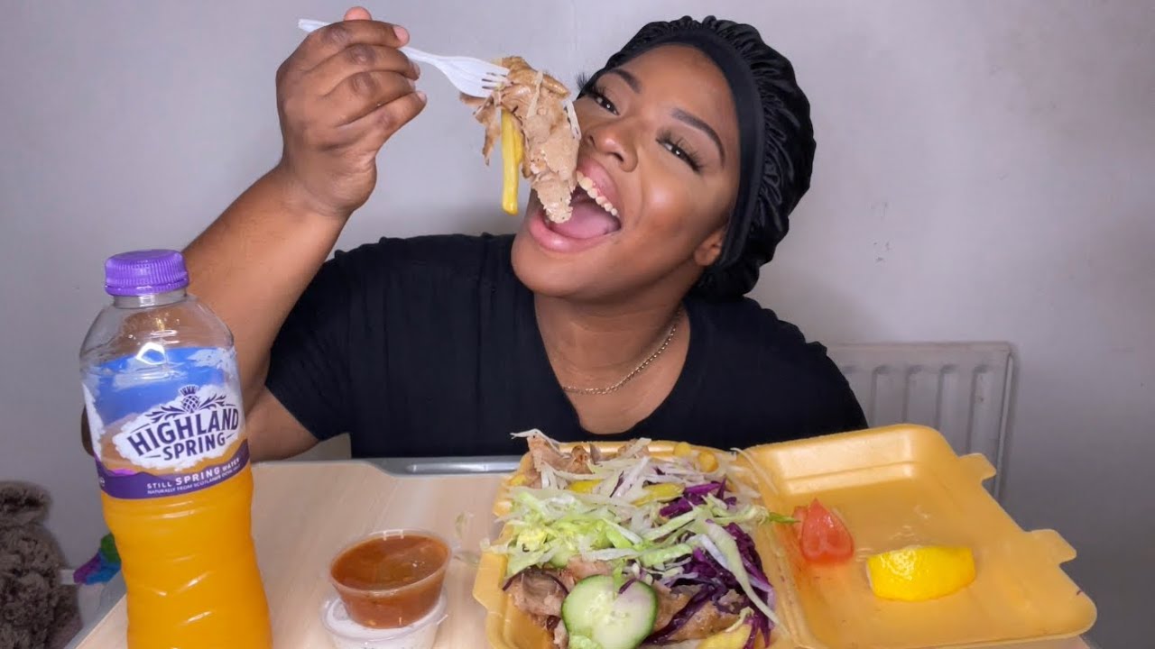 KEBAB MUKBANG | UK | SMACKING SOUNDS | REAL EATING SOUNDS