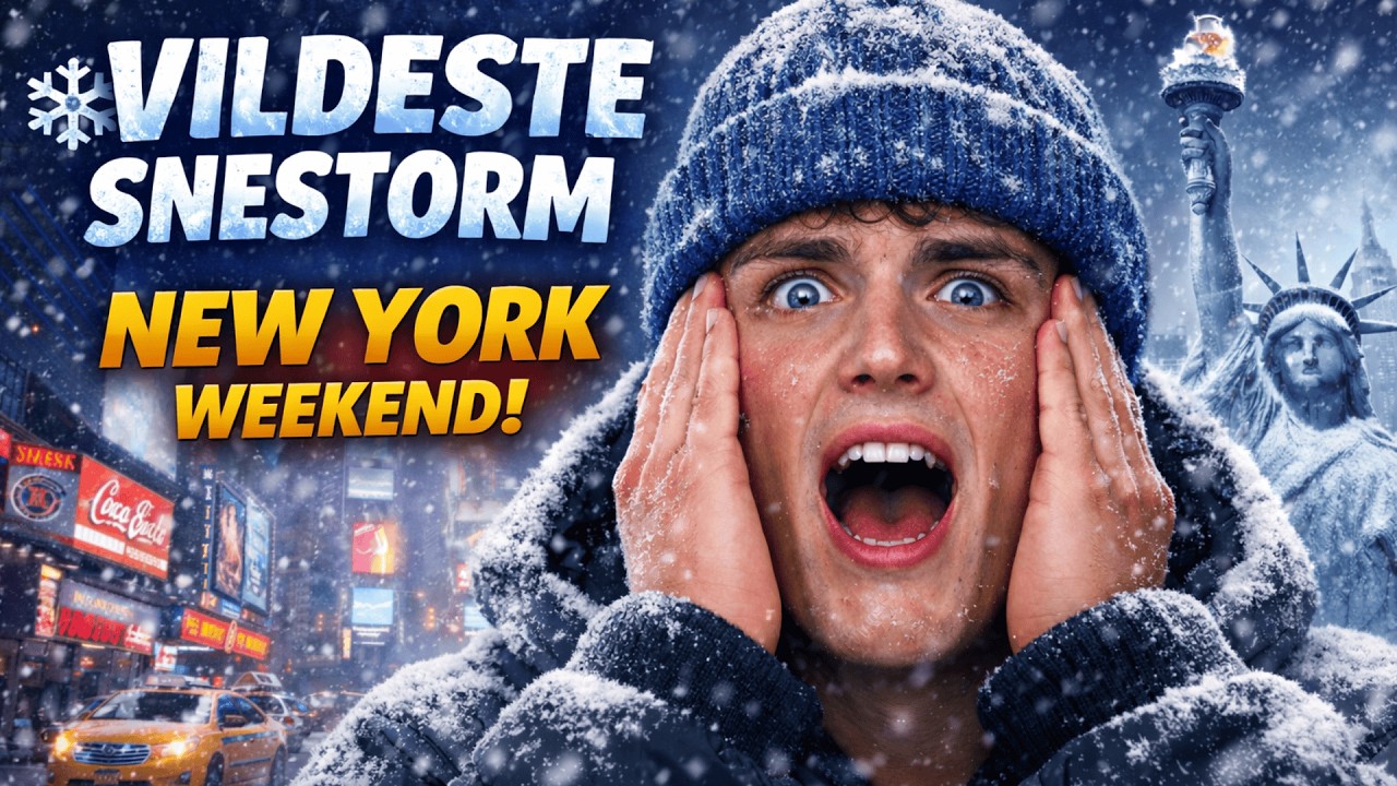 VLOG 3: EN WEEKEND I NEW YORK. VILDESTE SNESTORM I 9 ÅR!