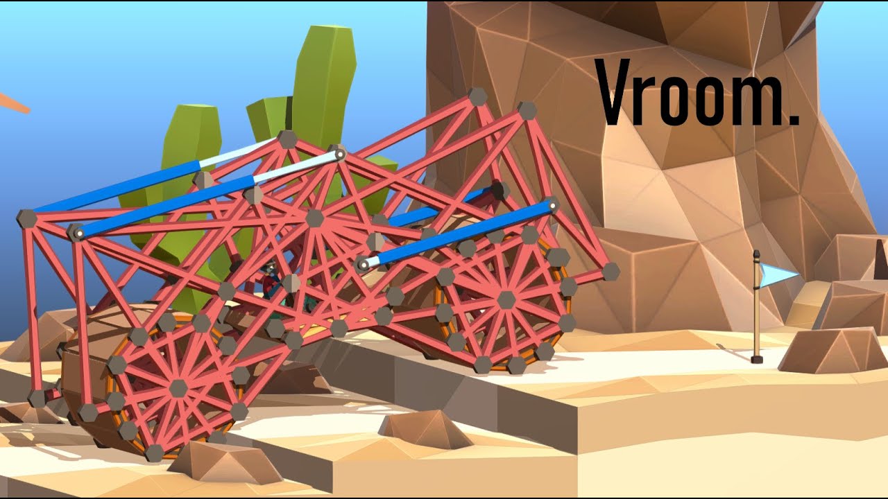 Делаем машину из моста в Poly Bridge 2