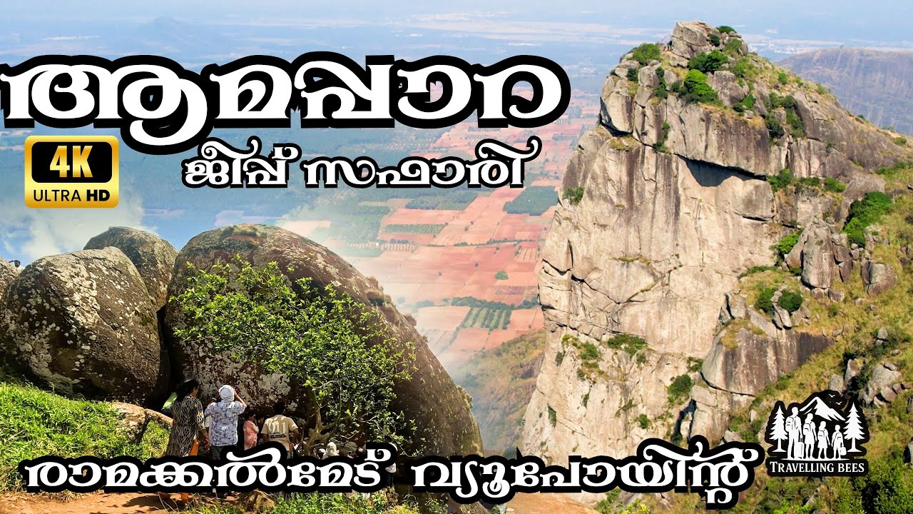 ആമപ്പാറ ജീപ്പ് സഫാരി | രാമക്കൽമേട് View Point |  A Travel Experience | Travellingbeesjourneys