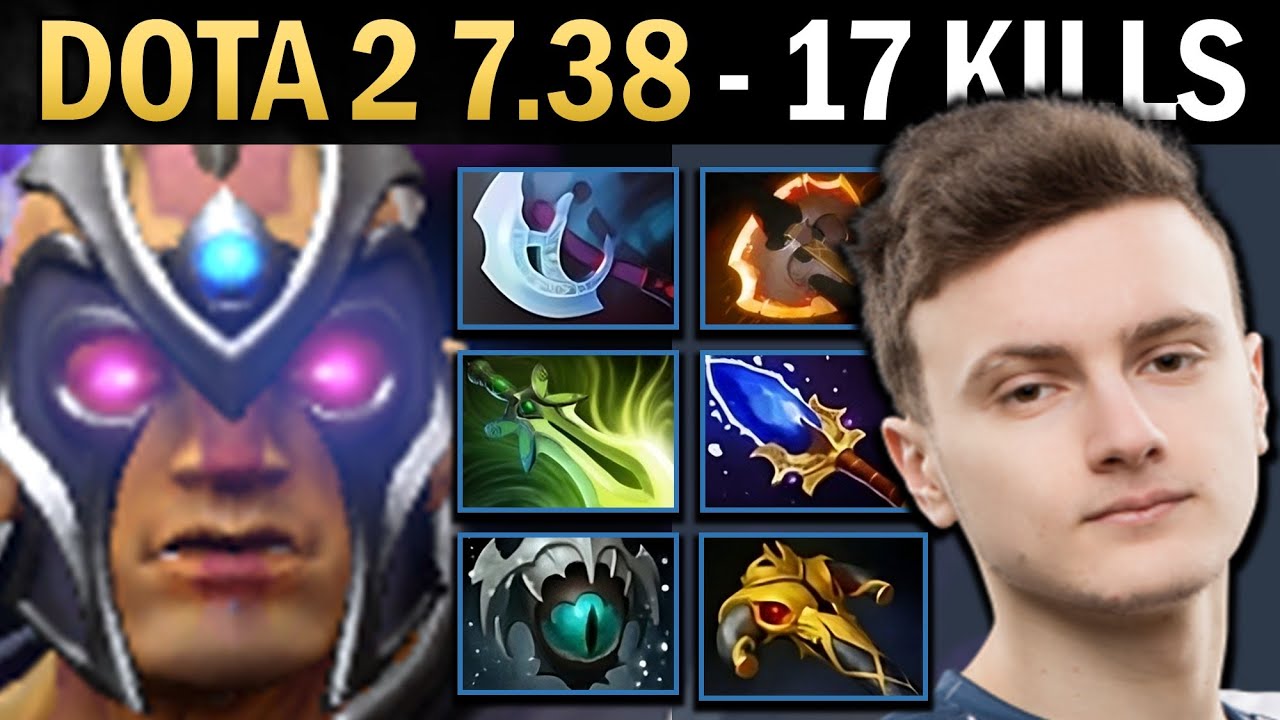 Anti-Mage Gameplay Miracle with 17 Kills and 1000 GPM - Dota 7.38