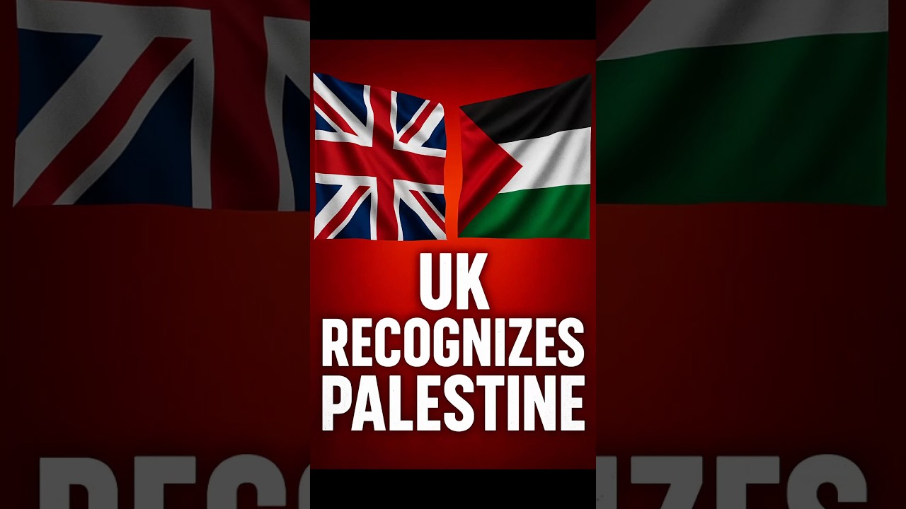 UK officially recognizes Palestine | Two-state solution debate heats up