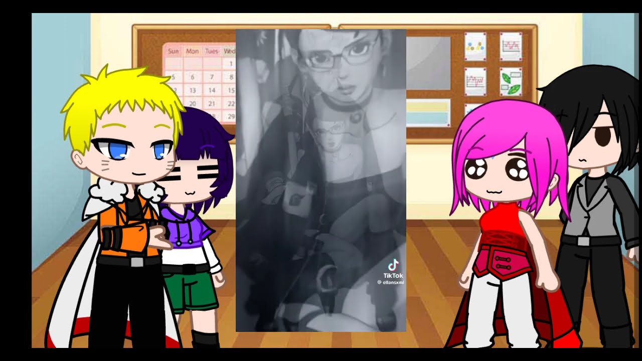 Naruto adulto react to boruto two blue ||boruto||himawari ||sarada||borusara||inohima||part2||