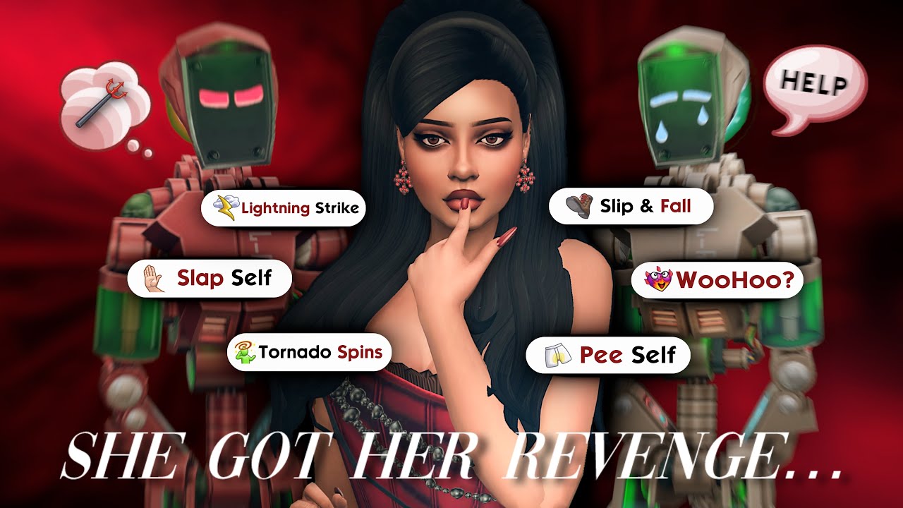 She Got REVENGE on Her Sims 4 WooHoo Robot... (Sim Torments Mod Showcase)