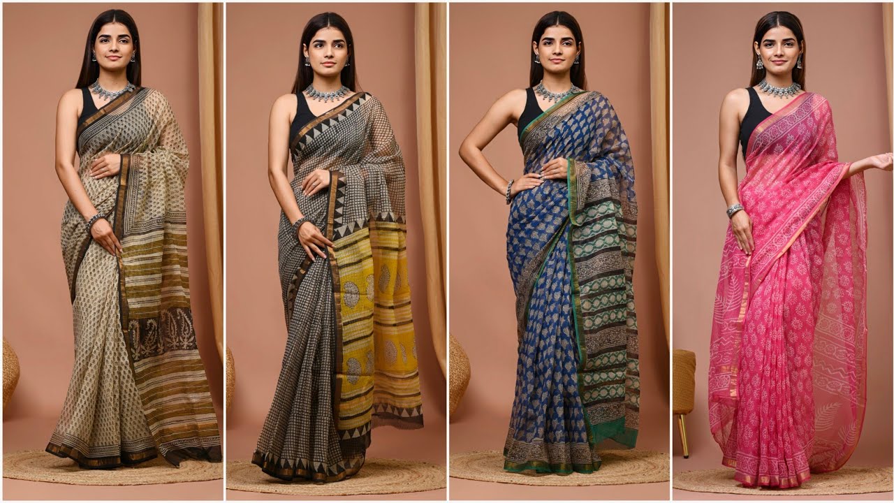 Kota Doriya Sarees | Free Shipping | Handloom Kota Cotton Sarees New Collection #shopnow 
