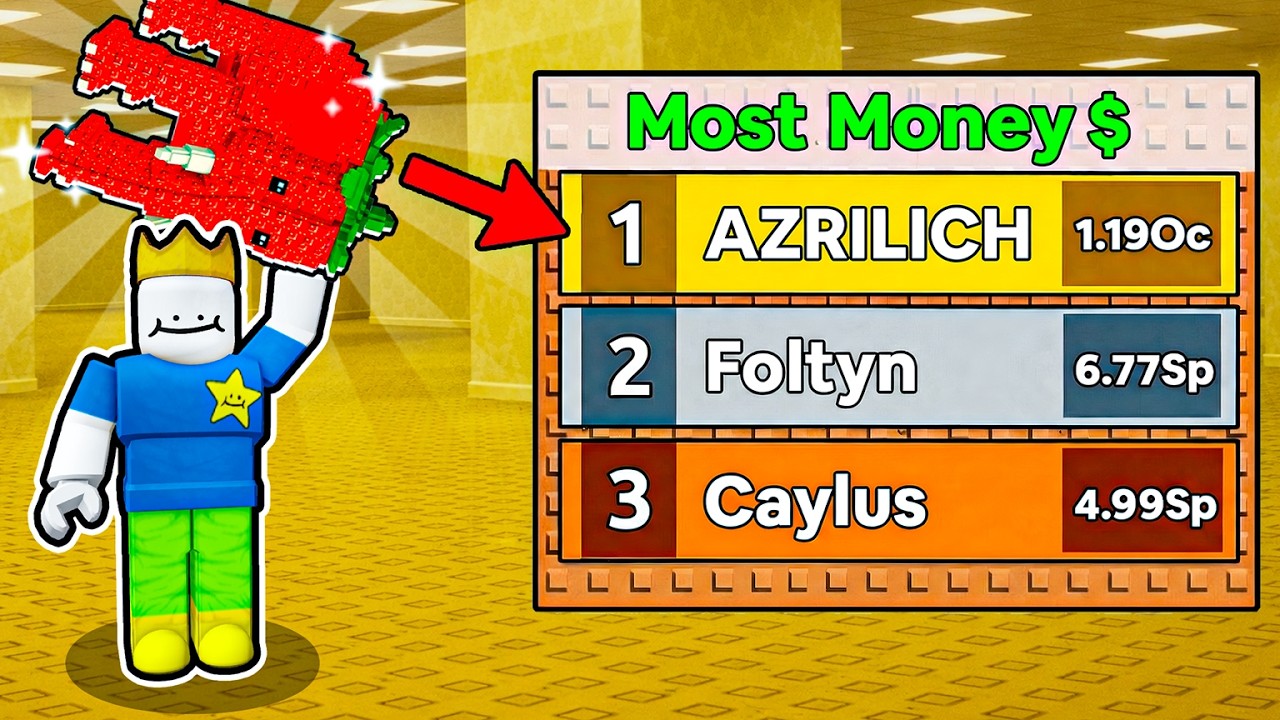 I Got #1 LEADERBOARD in Roblox Save Brainrots from Backrooms