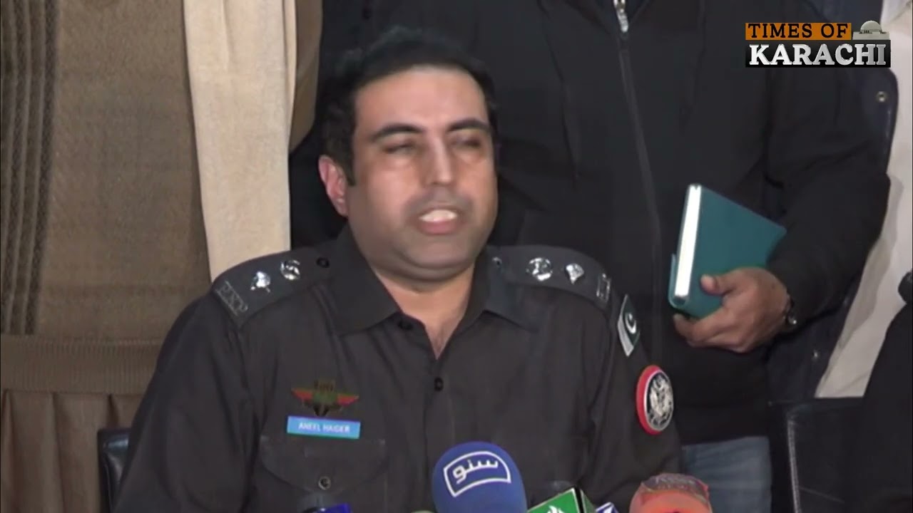 SSP AVCC Anil Haider Announces Cryptocurrency Case Arrests in Karachi | Karachi Police