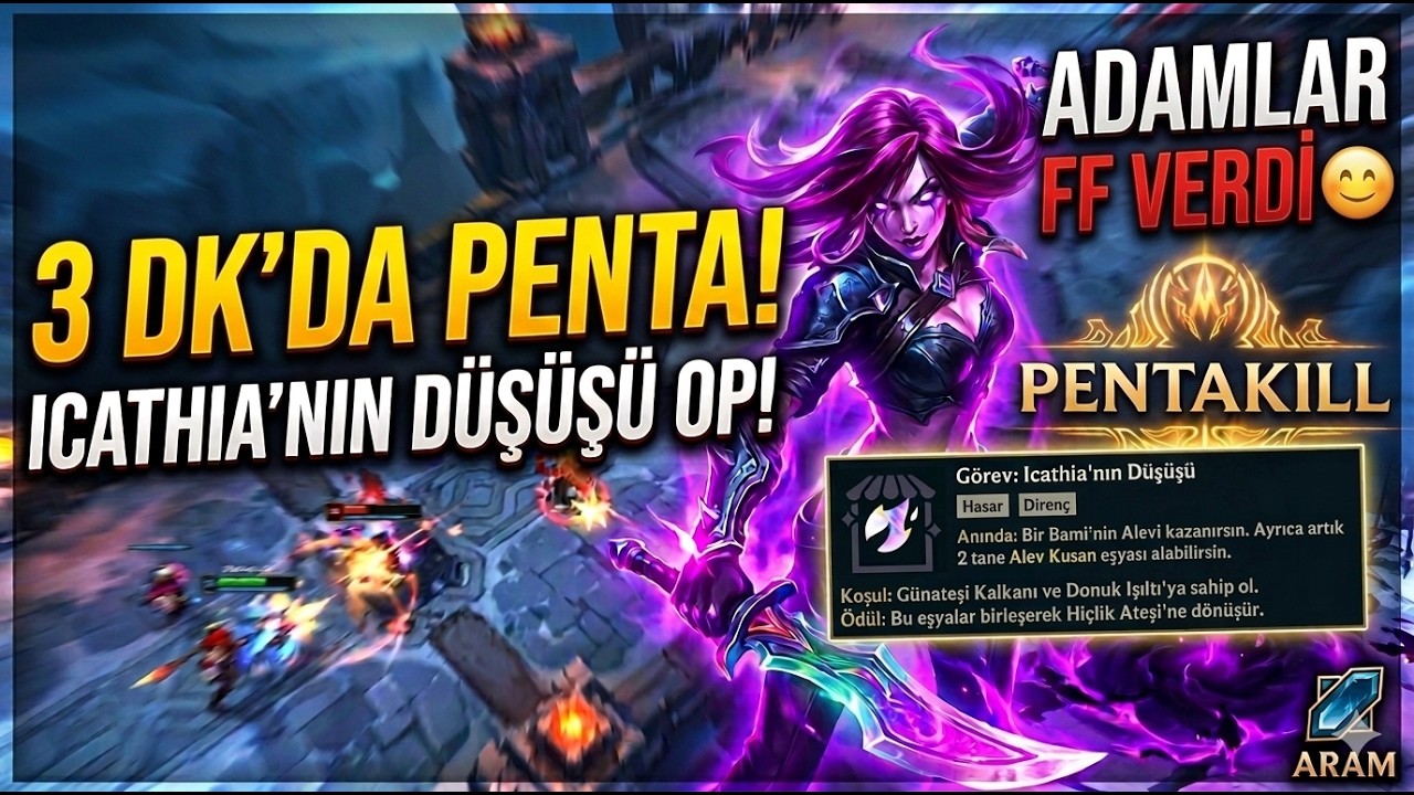 BU GERÇEK Mİ? 3. Dakikada Katarina Penta! (ARAM ŞAMATA)