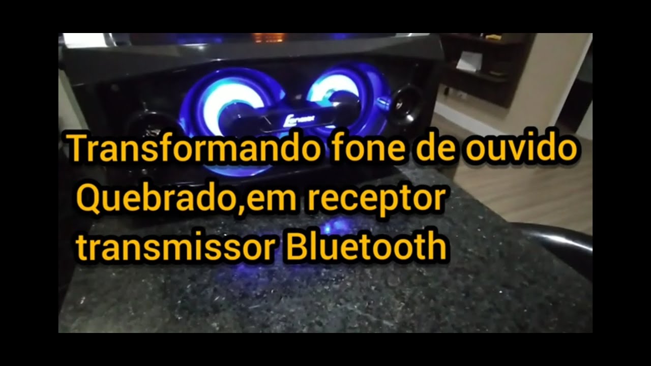 Transformando fone de ouvido Quebrado,em receptor transmissor Bluetooth.