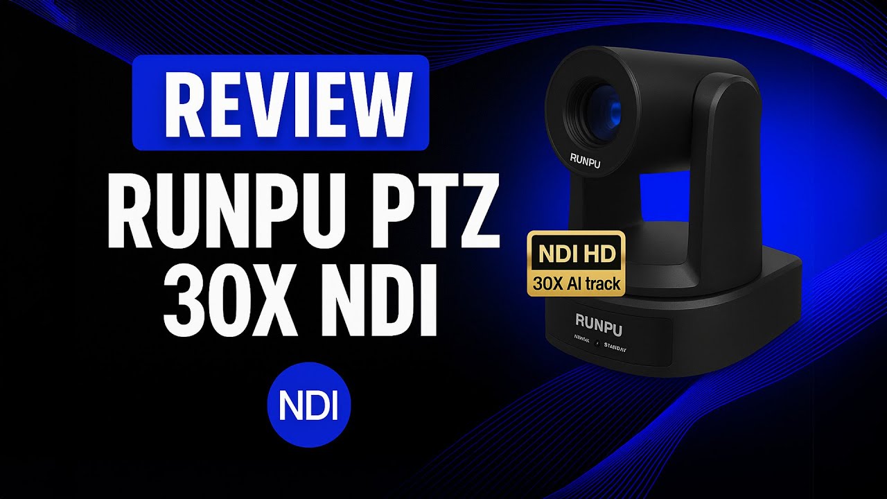 A Melhor PTZ Custo-Benefício? Review da Runpu 30x NDI