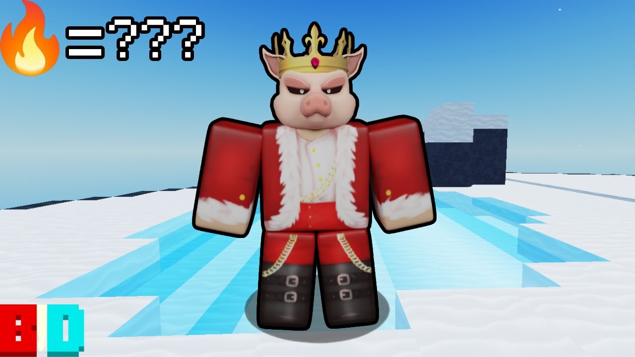 Becoming Technoblade in Roblox Bridge Duel