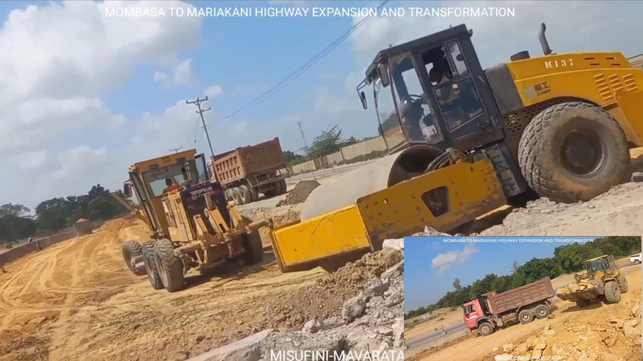 MOMBASA TO MARIAKANI HIGHWAY EXPANSION-Explore the relentless work in progress on  nice highway lane