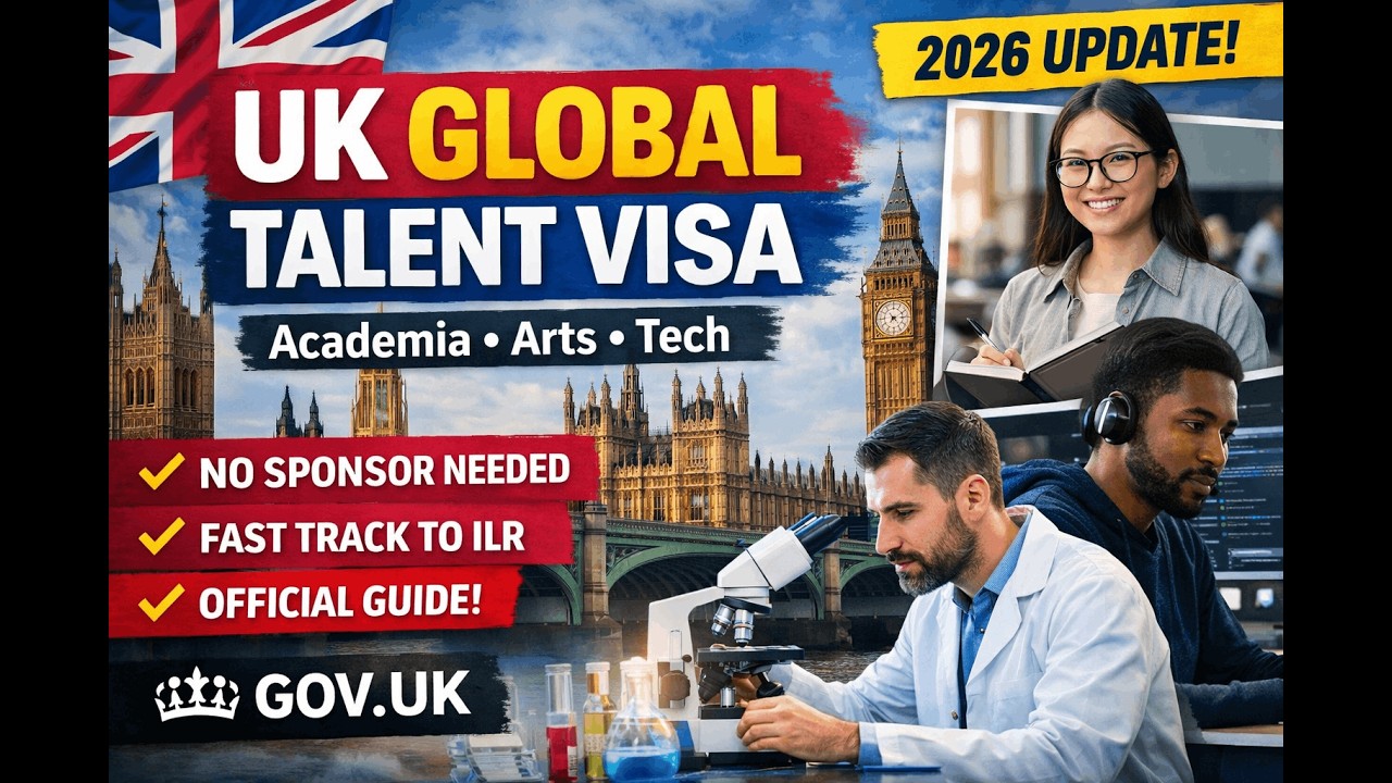 UK Global Talent Visa Explained in 2026 | Academia | Arts | Digital Tech