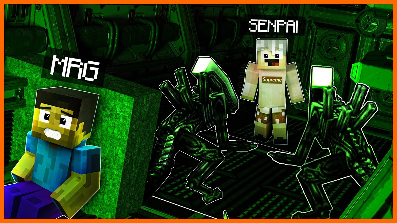 ماینکرفت ، دوستم رو از دست فضایی ها نجات دادیم | Minecraft , We saved my friend from aliens