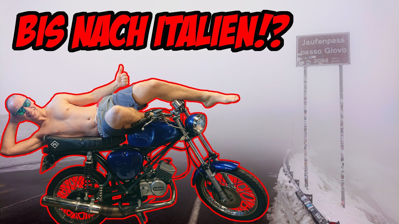 Mopedtour! Mit der Simson durch in die Alpen | Tuning