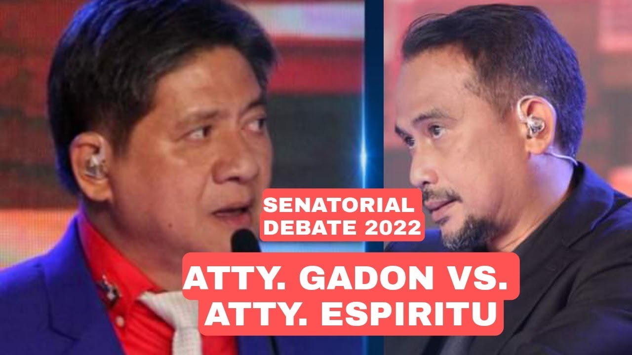 SMNI SENATORIAL DEBATE 2022 | NAGKAINITAN SINA #LARRYGADON AT #LUKE ESPIRITU