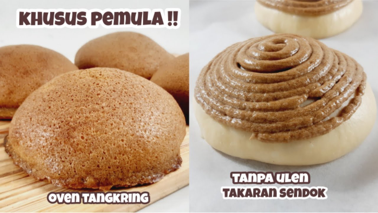 RESEP ROTI BOY OVEN TANGKRING TANPA MIXER, TANPA ULEN, TAKARAN SENDOK ANTI GAGAL (COFFEE BUN)