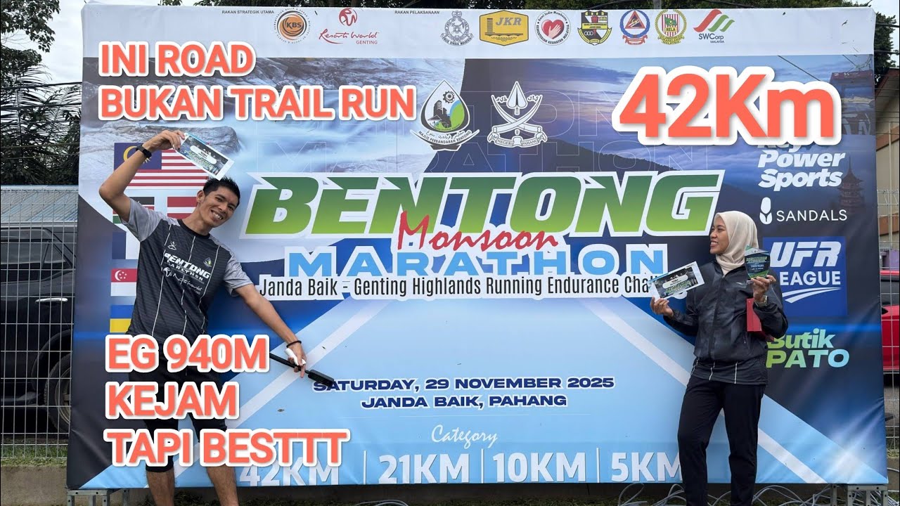 Bentong Monsoon Marathon 42KM – Cabaran Janda Baik ke Genting Highland