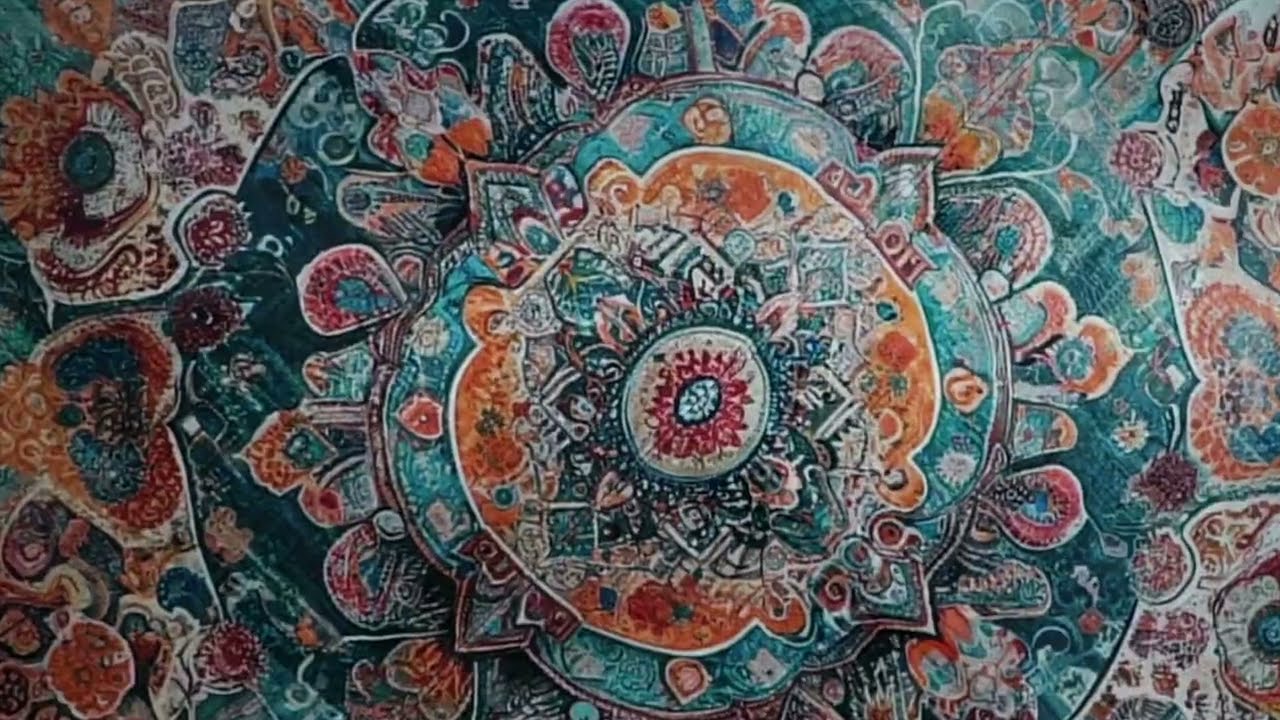 Washable And Non Slip Area Round Special Design Rug