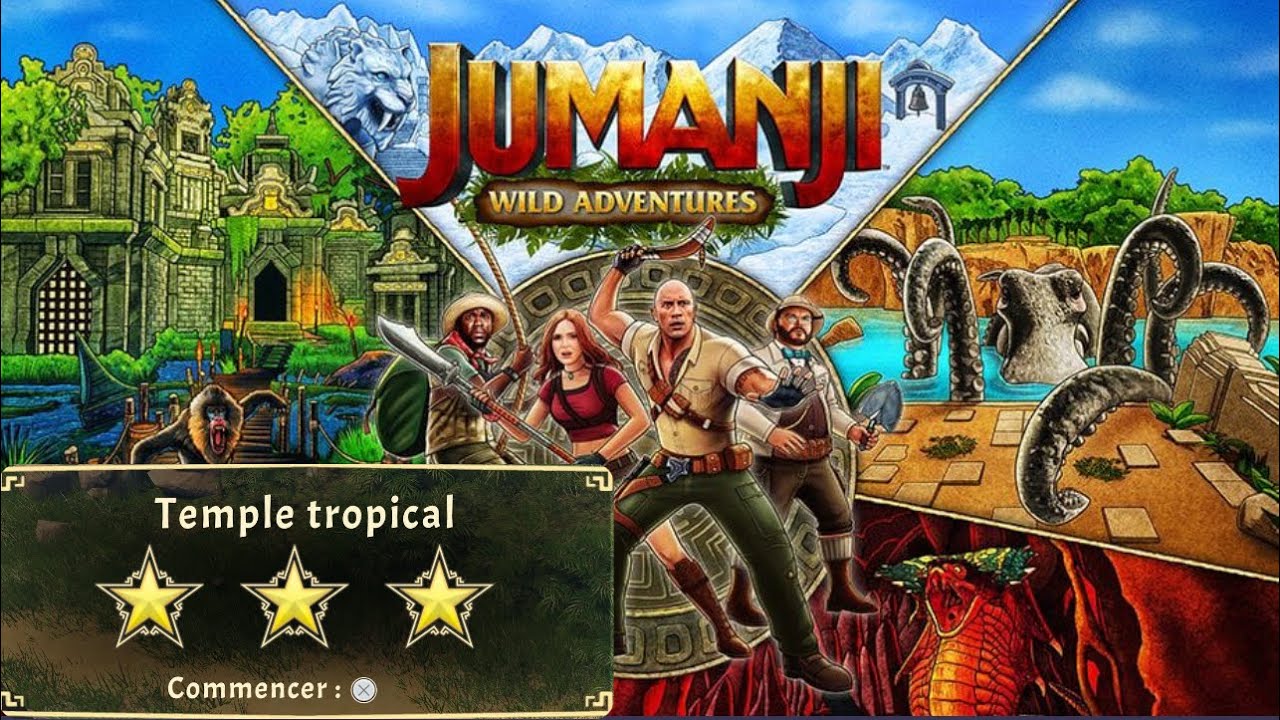 Temple tropical Jumanji : Aventures Sauvages