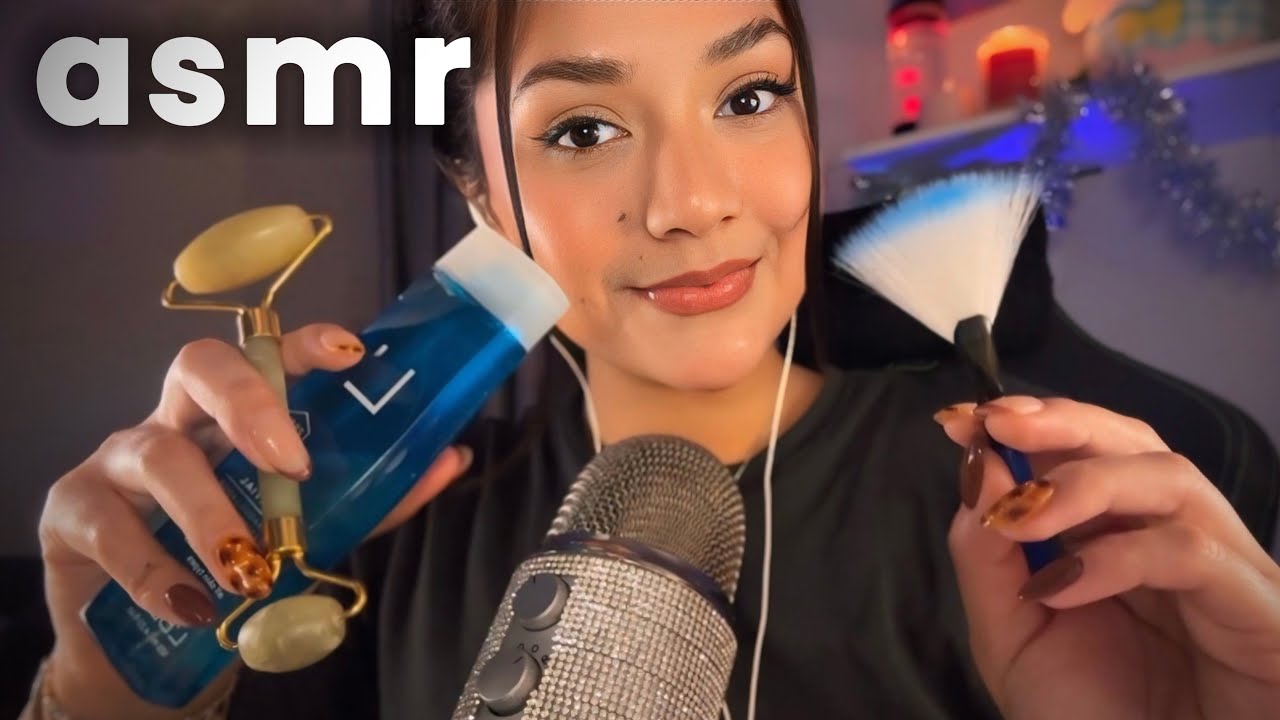 ASMR SPA PRIVADO - CUIDADO FACIAL PARA TU CARITA Y MASAJES CON ACEITE (roleplay)