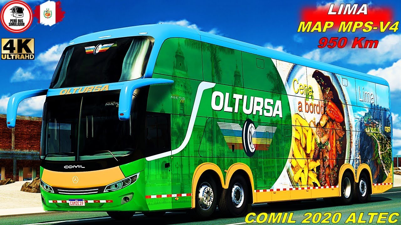 Map Perú MPS-V4 / NAZCA - LIMA / OLTURSA / #busesdelperu #ncsmap #ets2perù #mpsmap