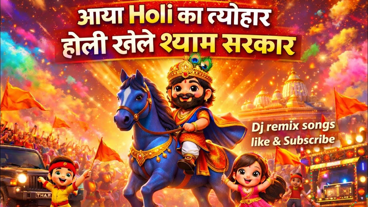 खेले होली श्याम सरकार | Khatu Shyam Ji Holi Song DJ Remix | Shyam Baba Holi Bhajan 2026