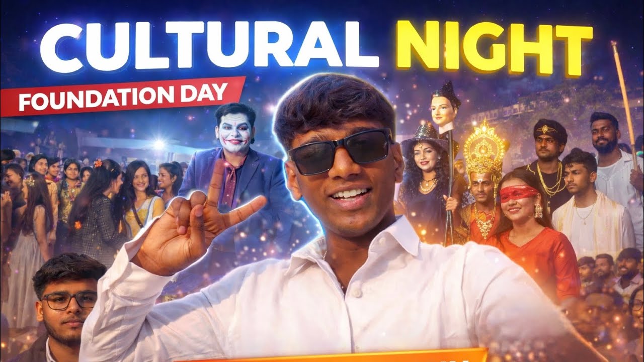 Sandip Foundation Cultural Night 😍🔥 
