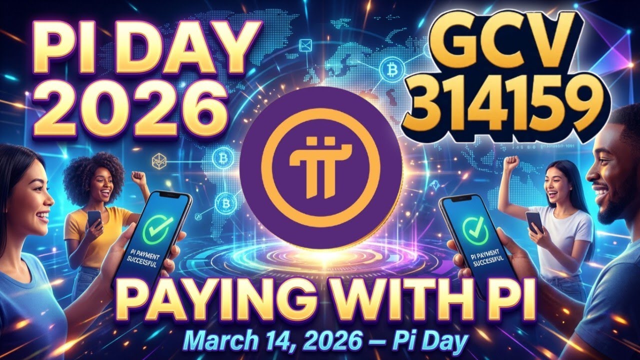Pi network Pi day 14 March 2026 celebration paying pi coin 
