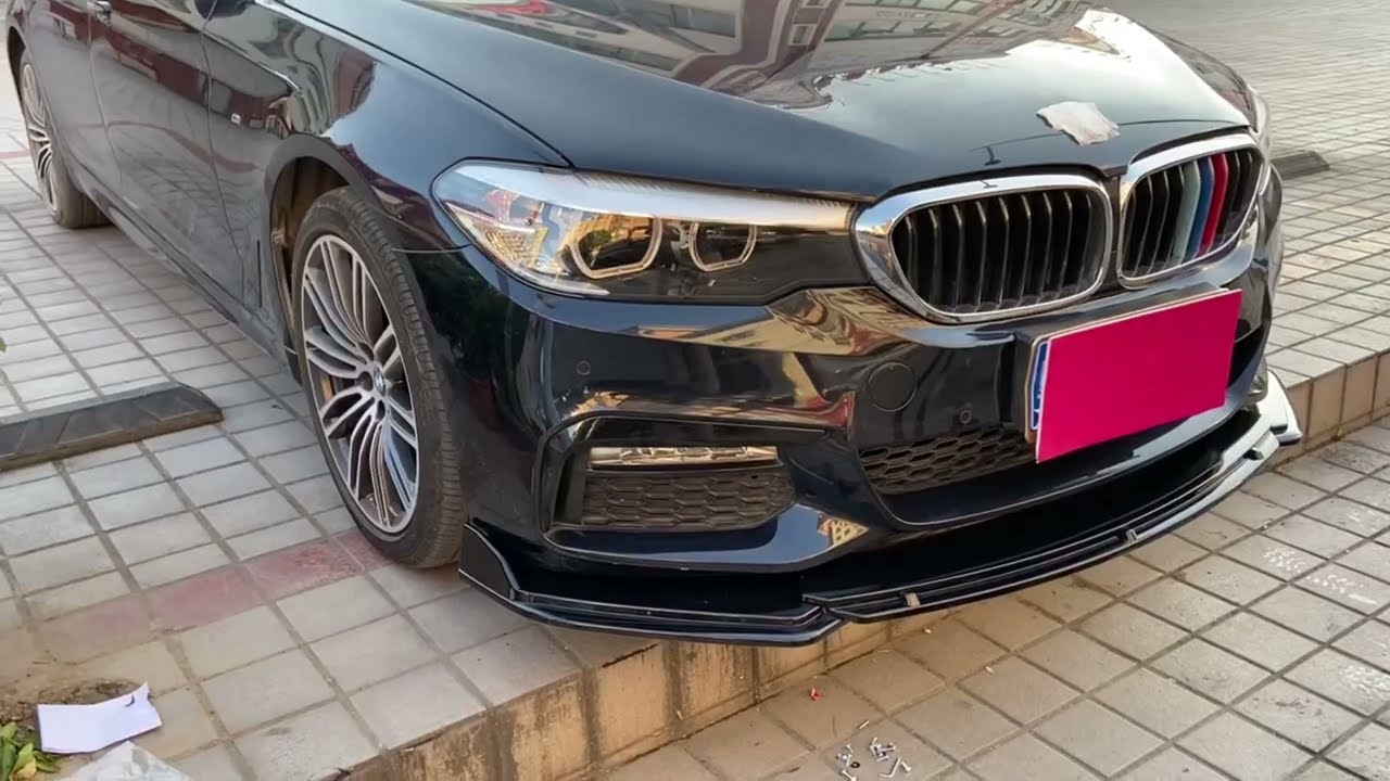 KEEPDSGN 4PCS Kit car front splitter lip installation.