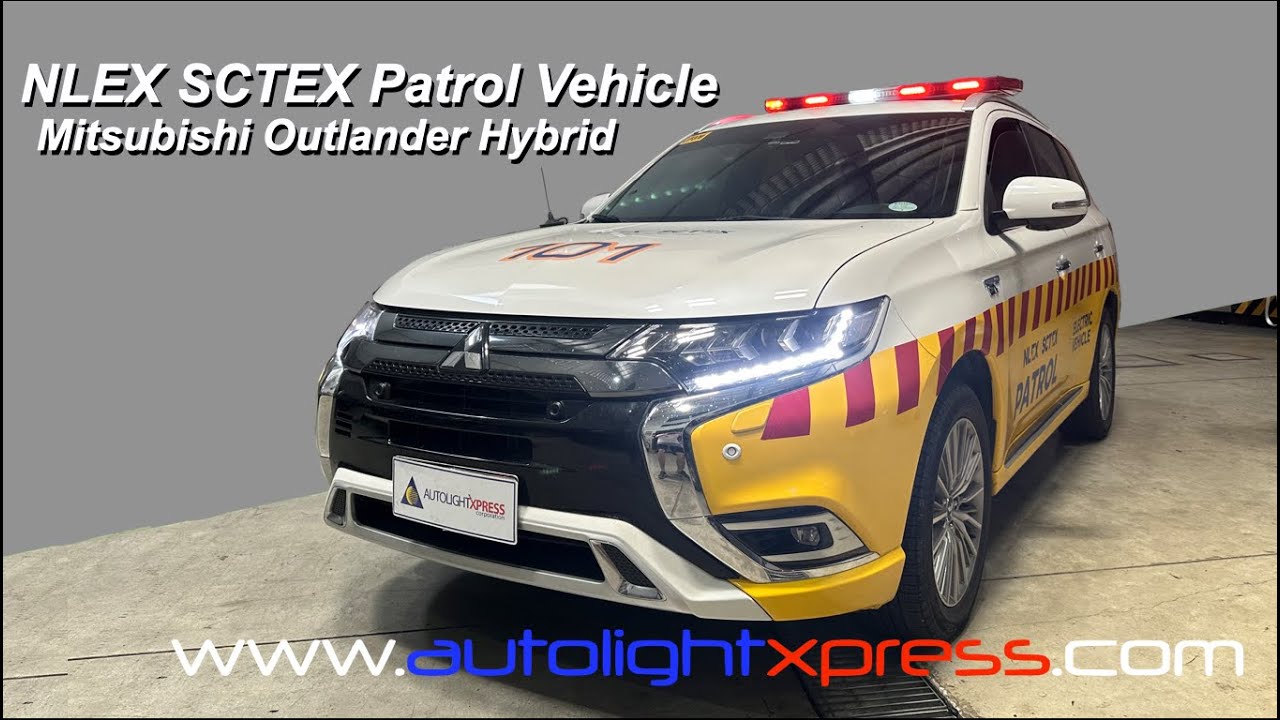 NLEX SCTEX Patrol Vehicle [Mitsubishi Outlander Hybrid]