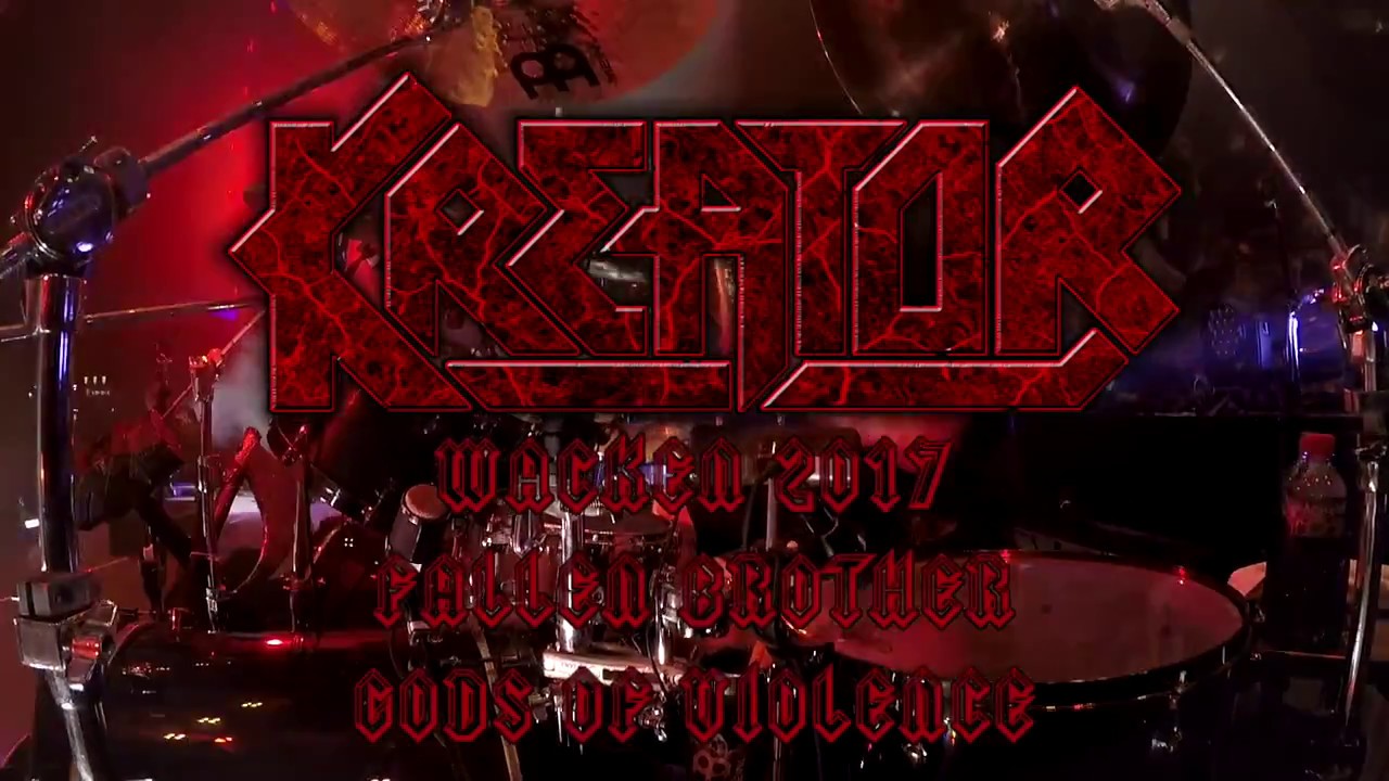 Kreator Fallen Brother Wacken 2017 Playalong by Jürgen „Ventor“ Reil on #5MinutesAloneDrums Channel
