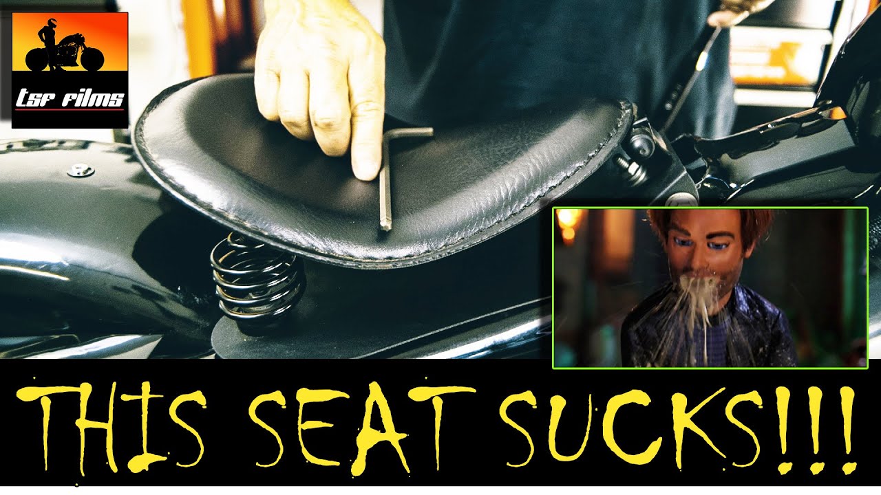 HARLEY 48 BUILD: SPRINGER SEAT SWAP | 4K | TSF FILMS