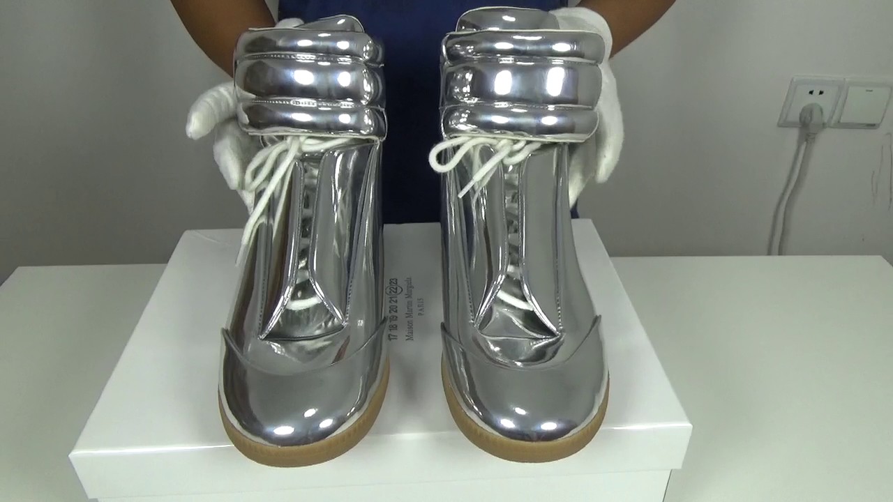 Maison Martin Margiela silver  Leather Future High Review by sams cabin