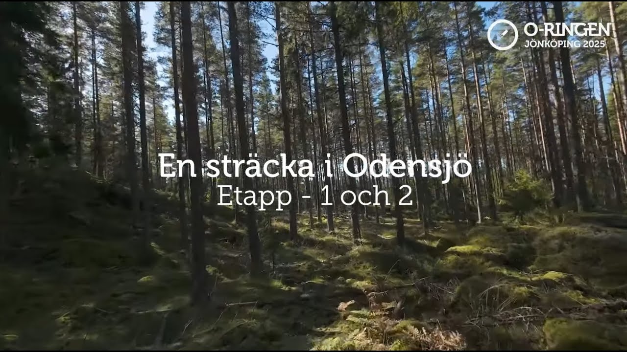 En sträcka i Odensjö, Etapp 1 & 2, O-Ringen Jönköping 2025