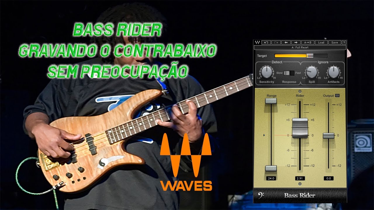 Gravando o Contra Baixo sem preocupação \ Bass Rider