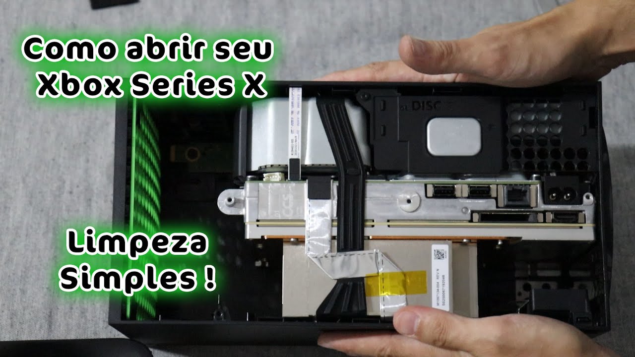 Como abrir o Xbox Series X para limpeza