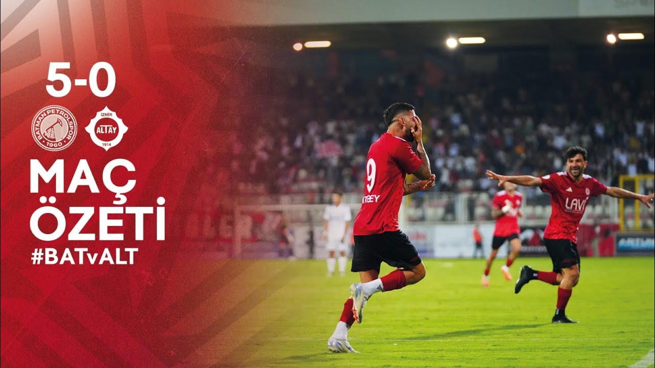BATMAN PETROLSPOR 5-0 ALTAY GENİŞ ÖZET | TFF 2.Lig Beyaz Grup 6. Hafta
