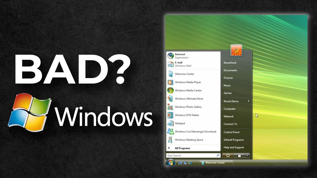 I TRIED windows VISTA in 2025 - Really that BAD?