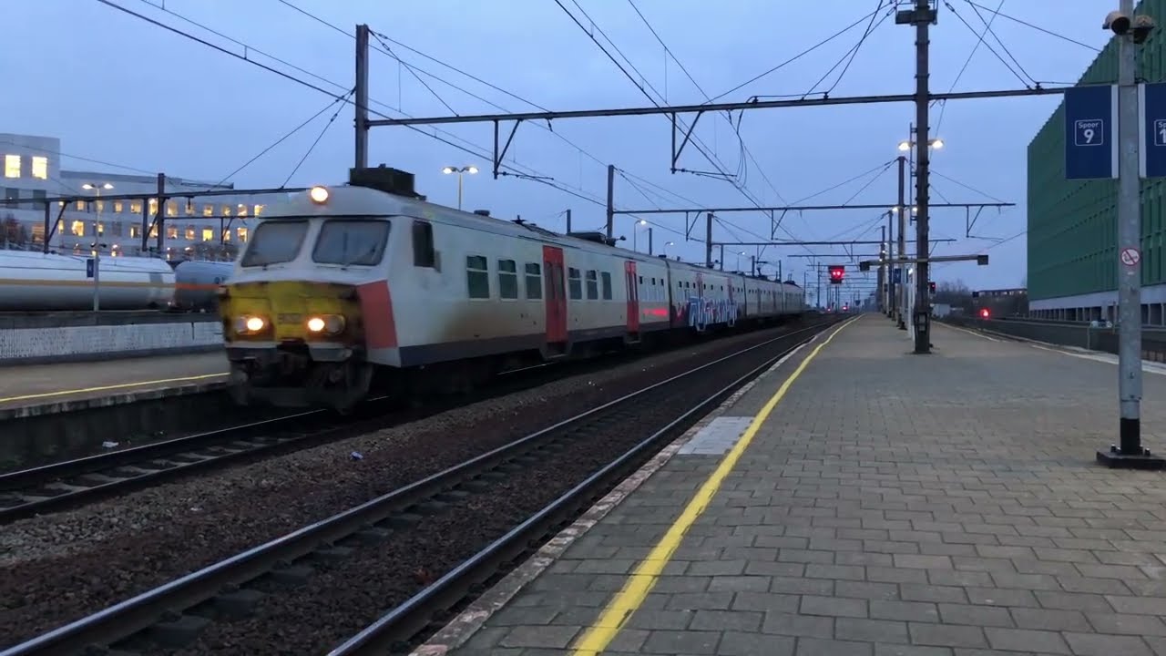 Eurostar TGV, NMBS/SNCB (MS75, MS96, MS80) trains | Antwerpen-Berchem (BE) - 4K
