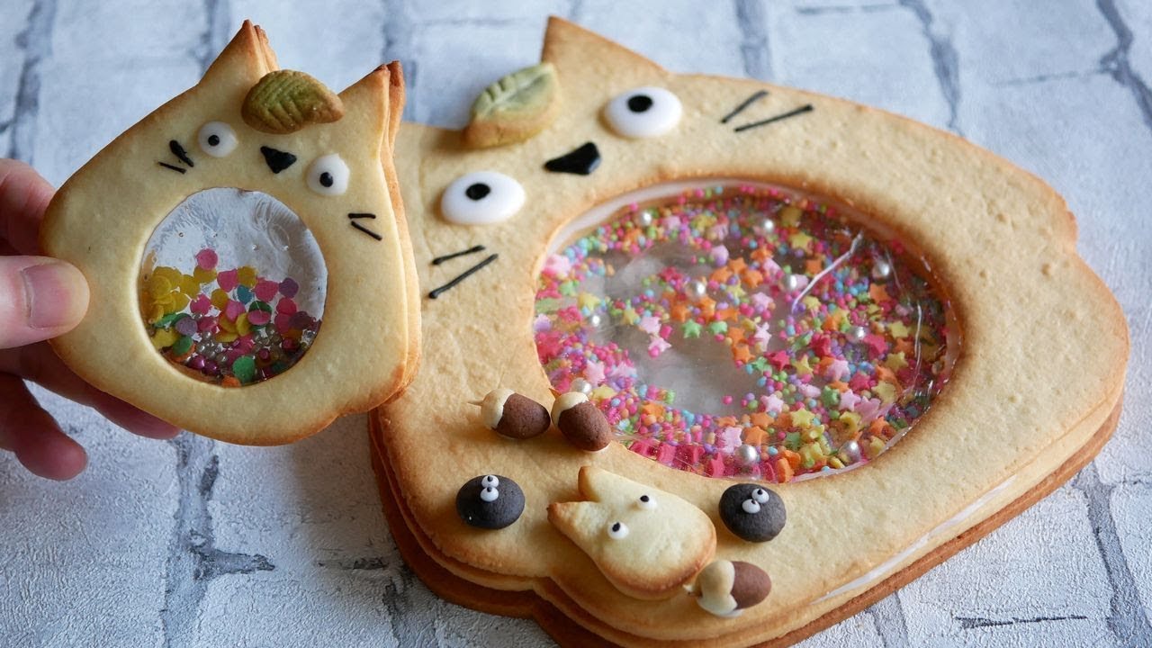 でっかいトトロのシャカシャカクッキー作ってみた! | TOTORO cookies