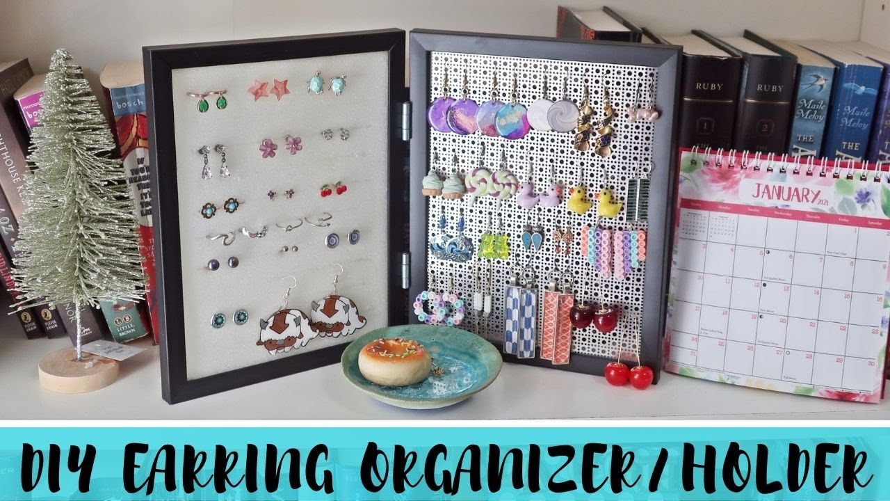 DIY Earring Organizer / Holder Tutorial