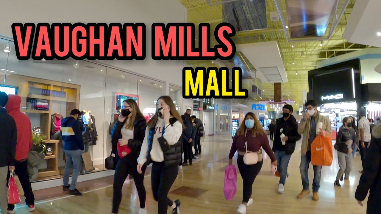 Vaughan Mills Mall is going to lockdown , December 12, 2020 , Toronto, Canada, 4k