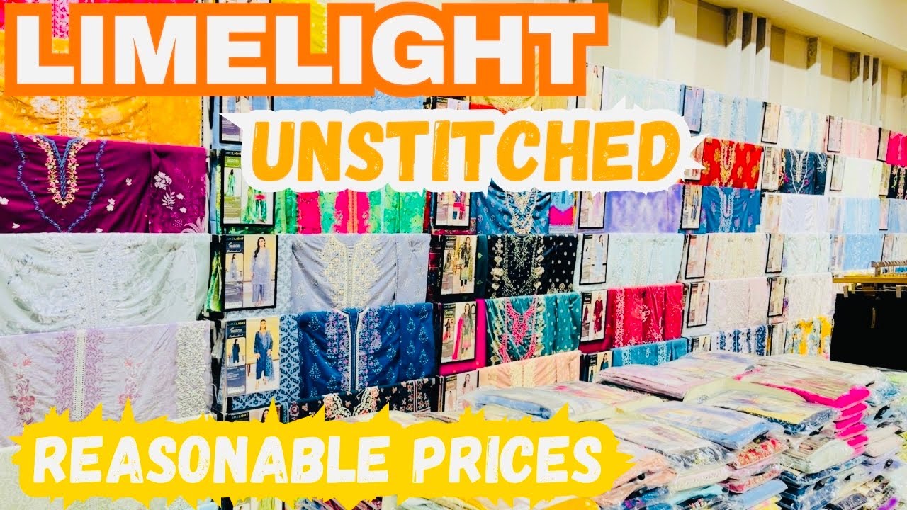 Limelight Unstitched Summer Clothing 2025 || Limelight New Collection || Shopping With Me Luckyone 